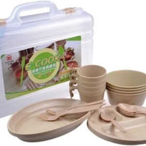 Комплет пластичен прибор за јадење - 24 парчиња