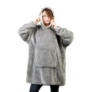 Топол Huggle дуксер | Прекривка со ракави | Сива боја